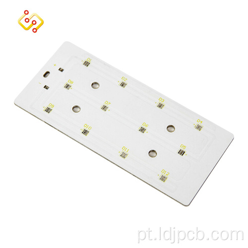 2 camadas enig alumínio PCB LED tira da placa